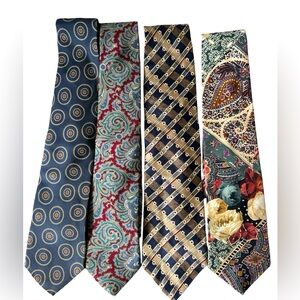 Bundle of Vintage Silk Ties from various brands
